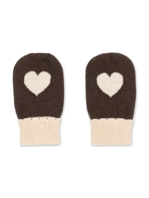Obrázek produktu Konges Sløjd rukavice dětské vlněné COLLETTE MITTENS hnědá