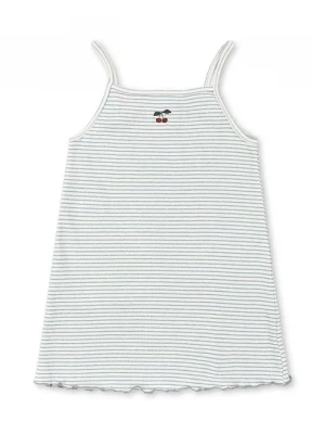 Obrázek produktu Konges Sløjd šaty s bavlnou ROLI STRAP DRESS OCS modrá