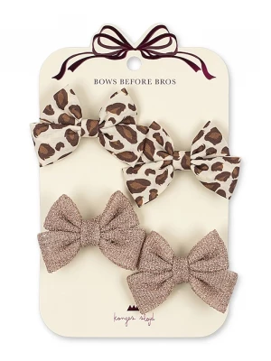 Obrázek produktu Konges Sløjd skřipce do vlasů dětské 4-pack BOW HAIR CLIP