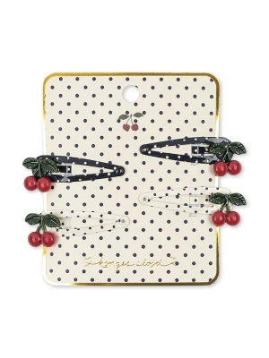 Obrázek produktu Konges Sløjd skřipce do vlasů dětské 4 PACK CHERRY DOT HAIR CLIP 4-pack