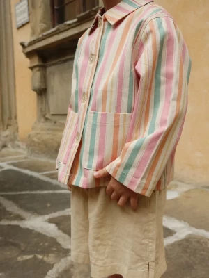 Obrázek produktu Konges Sløjd šortky dětské lněné FRANZEN LINEN SHORTS béžová