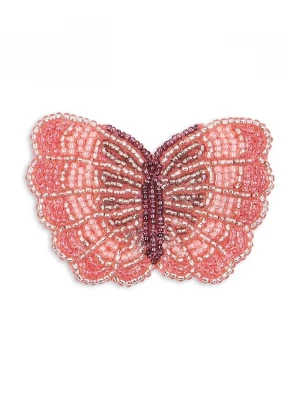 Obrázek produktu Konges Sløjd sponka do vlasů dětská BUTTERFLY BEADED HAIR CLIP růžová