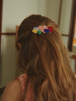 Obrázek produktu Konges Sløjd sponka do vlasů dětská COEUR BEADED HAIR CLIP