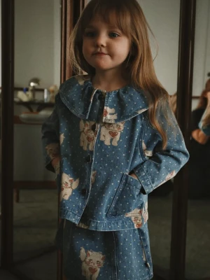 Obrázek produktu Konges Sløjd sukně bavlněná MAGOT SKIRT GOTS modrá