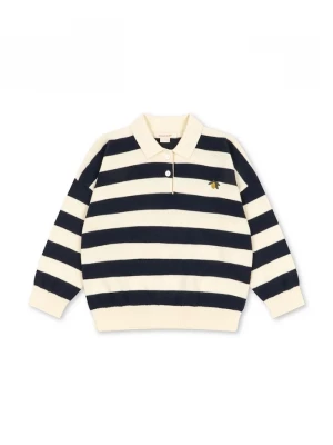 Obrázek produktu Konges Sløjd svetr dětský MANIS KNIT POLO námořnická modř
