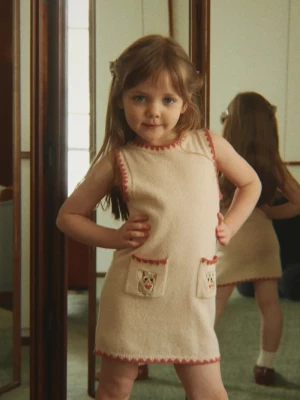 Obrázek produktu Konges Sløjd tunikové šaty vlněné COLLETTE DRESS růžová
