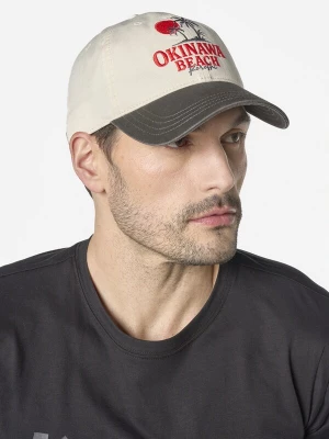 Obrázek produktu KOROSHI Kšiltovka tmavě šedá / červená / offwhite