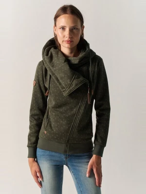 Obrázek produktu KOROSHI Mikina khaki / černá / offwhite