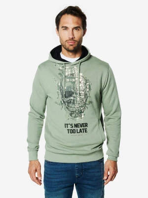 Obrázek produktu KOROSHI Mikina režná / khaki / černá