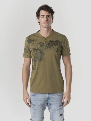 Obrázek produktu KOROSHI Tričko antracitová / khaki