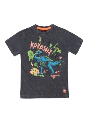 Obrázek produktu KOROSHI Tričko aqua modrá / šedá / světle zelená / lososová