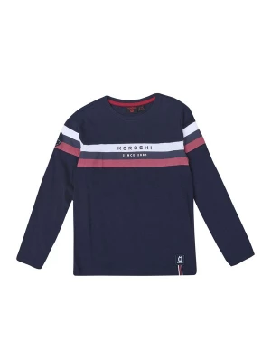 Obrázek produktu KOROSHI Tričko námořnická modř / burgundská červeň / offwhite