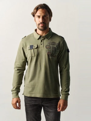 Obrázek produktu KOROSHI Tričko světle šedá / khaki / tmavě červená / černá