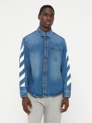 Obrázek produktu Košile Off White melírovaná světle modrá