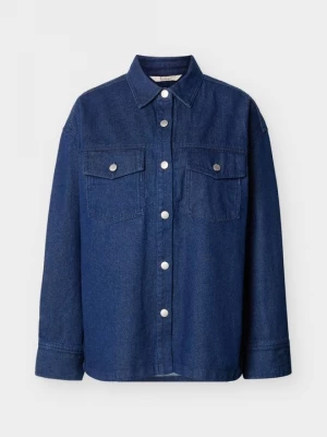 Obrázek produktu Košilová halenka Barbour tmavomodrý denim