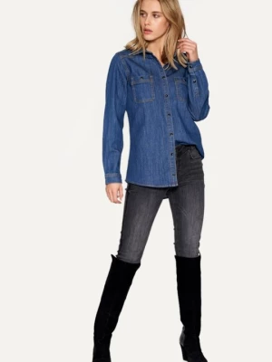 Obrázek produktu Košilová halenka Denim Hunter modrý denim