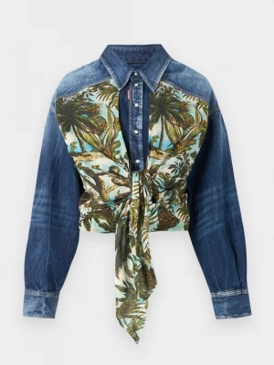 Obrázek produktu Košilová halenka Dsquared2 modrý denim