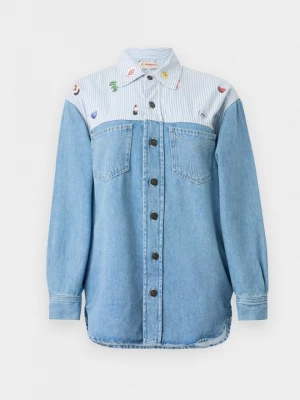 Obrázek produktu Košilová halenka Fiorucci modrý denim