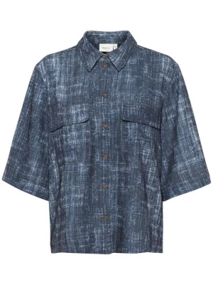 Obrázek produktu Košilová halenka Gestuz tmavomodrý denim