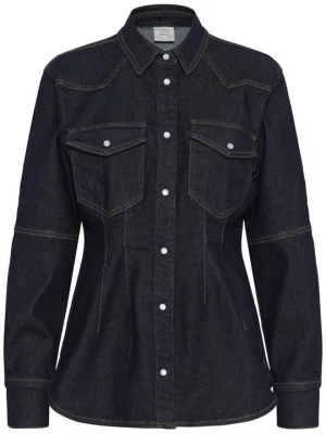 Obrázek produktu Košilová halenka Gestuz tmavomodrý denim