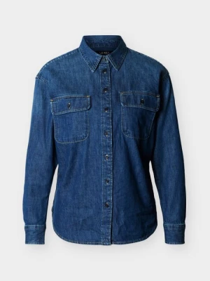 Obrázek produktu Košilová halenka Lauren Ralph Lauren modrý denim