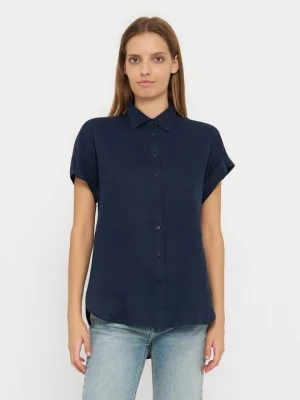 Obrázek produktu Košilová halenka Lauren Ralph Lauren tmavě modrá