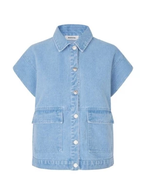 Obrázek produktu Košilová halenka Modström tmavomodrý denim