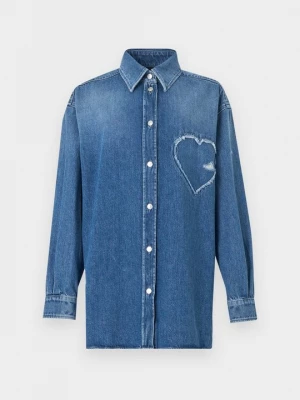 Obrázek produktu Košilová halenka MOSCHINO modrý denim