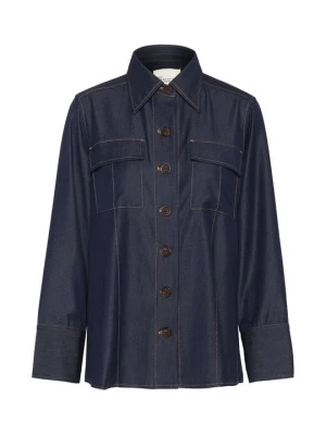 Obrázek produktu Košilová halenka My Essential Wardrobe tmavomodrý denim