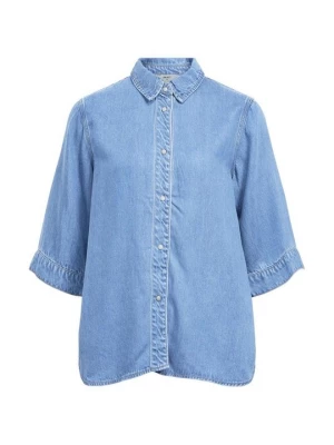 Obrázek produktu Košilová halenka Object světlemodrý denim