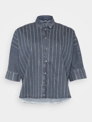 Obrázek produktu Košilová halenka ONLY Carmakoma šedý denim