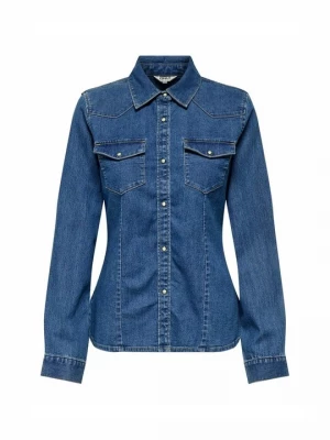 Obrázek produktu Košilová halenka Only tmavomodrý denim