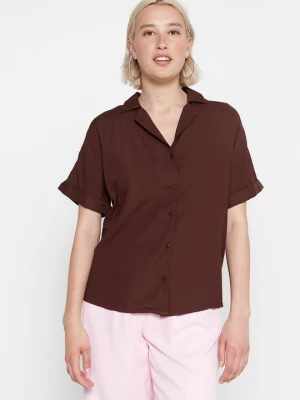 Obrázek produktu Košilová halenka Pieces hnědá