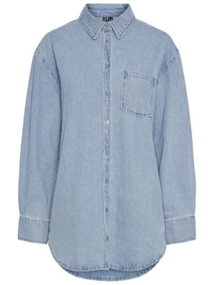 Obrázek produktu Košilová halenka Pieces světlemodrý denim