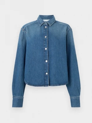 Obrázek produktu Košilová halenka Samsøe Samsøe modrý denim