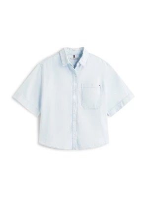 Obrázek produktu Košilová halenka Tommy Hilfiger světlemodrý denim