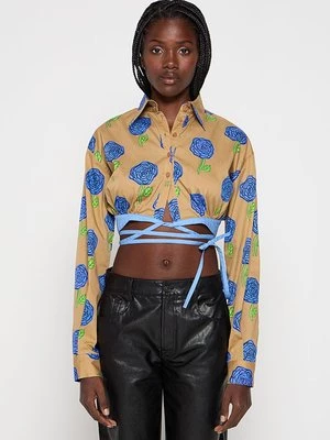 Obrázek produktu Košilová halenka Versace Jeans Couture okrová