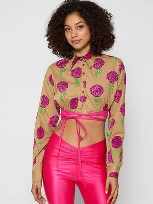 Obrázek produktu Košilová halenka Versace Jeans Couture světlehnědá