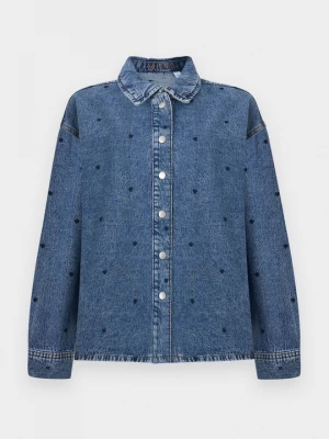 Obrázek produktu Košilová halenka Vila modrý denim