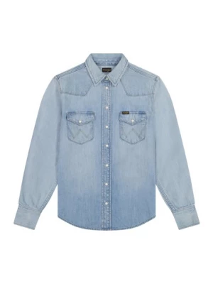 Obrázek produktu Košilová halenka Wrangler modrý denim