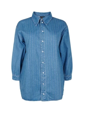 Obrázek produktu Košilová halenka Zizzi modrý denim