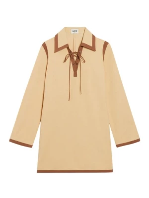 Obrázek produktu Košilové šaty CLAUDIE PIERLOT béžová