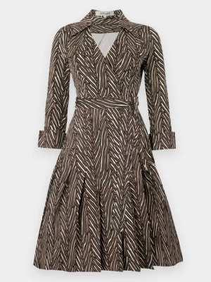Obrázek produktu Košilové šaty Diane Von Furstenberg hnědá