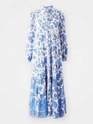 Obrázek produktu Košilové šaty Diane Von Furstenberg modrá