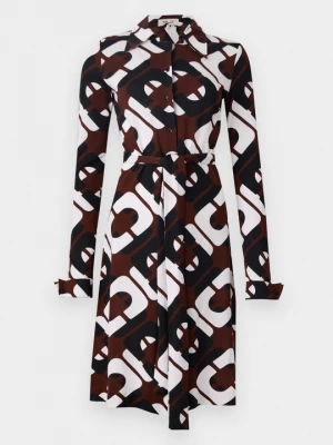 Obrázek produktu Košilové šaty Diane Von Furstenberg tmavě hnědá