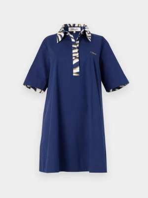 Obrázek produktu Košilové šaty Diane Von Furstenberg tmavě modrá