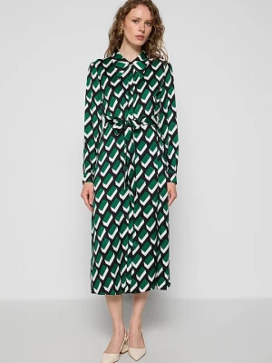 Obrázek produktu Košilové šaty Diane Von Furstenberg zelená