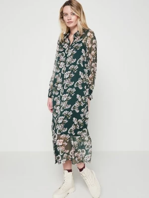 Obrázek produktu Košilové šaty Vero Moda tmavě zelená