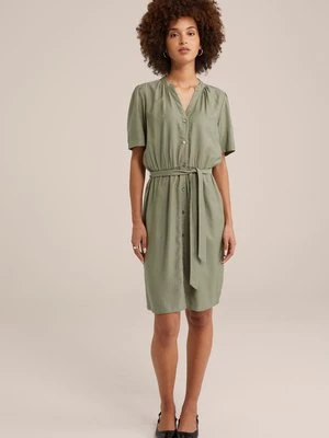 Obrázek produktu Košilové šaty WE Fashion olivová