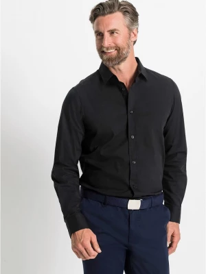 Obrázek produktu Koszula biznesowa ze stretchem, slim fit BonPrix czarny